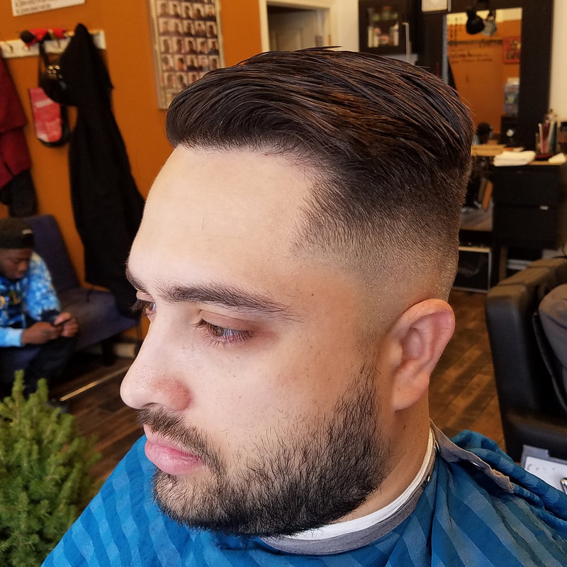 Fade Hairstyle at Brooklyn Tonsorial